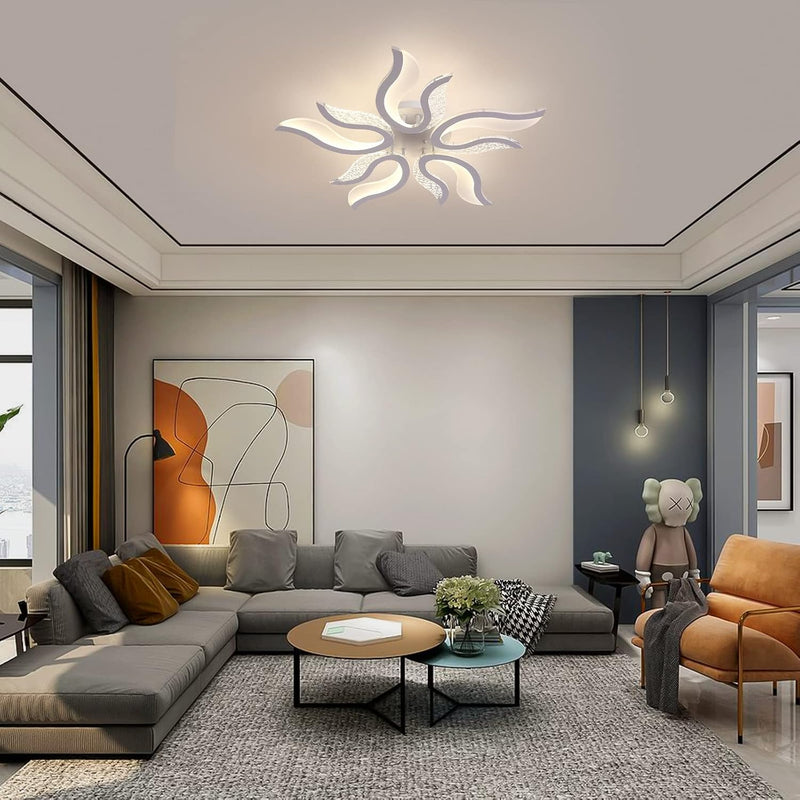 LED Ceiling Light Fixture with Remote Control 72W