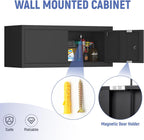 Garage Locking Cabinet 13” H Storage Wall Mounted