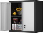 Garage Locking Cabinet 13” H Storage Wall Mounted