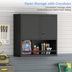 Garage Locking Cabinet 13” H Storage Wall Mounted
