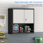 Garage Locking Cabinet 13” H Storage Wall Mounted