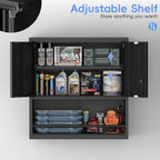 Garage Locking Cabinet 13” H Storage Wall Mounted