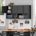 Garage Locking Cabinet 13” H Storage Wall Mounted