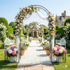 Garden Arch 2.2m Metal Pergola Trellis Arbour Rose