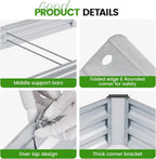 Garden Bed 4-In-1 Adjustable Planter Box Metal (2Pack)