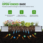 Garden Bed 4-In-1 Adjustable Planter Box Metal (2Pack)