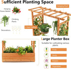 Garden Bed with Arch Trellis