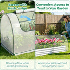Garden Bed with Greenhouse
