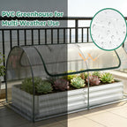 Garden Bed with Greenhouse