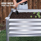 Garden Bed with Legs Galvanized High Boxes