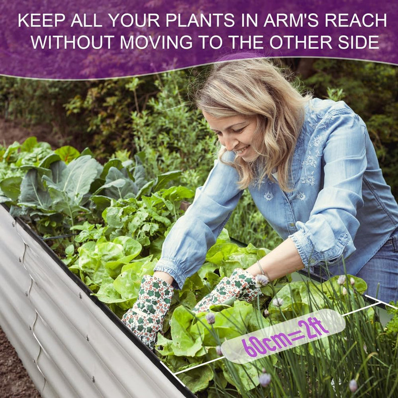 Garden Beds Outdoor 240x60x45CM Steel Planter Box