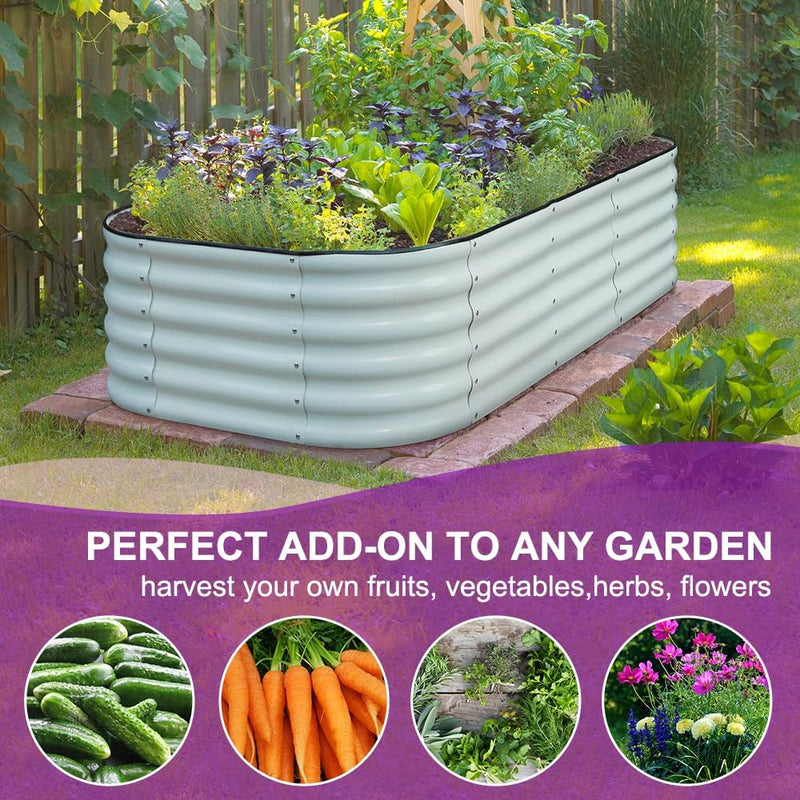 Garden Beds Outdoor 240x60x45CM Steel Planter Box