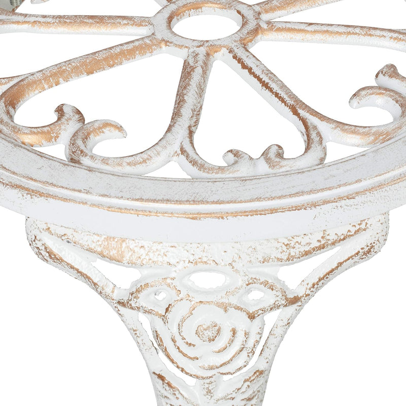 Garden Bench 2 Seater Roses Terrace Balcony Cast