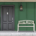 Garden Bench Bird Design 2 Seater Vintage