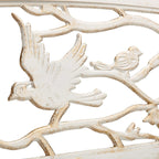 Garden Bench Bird Design 2 Seater Vintage