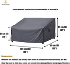 Garden Bench Covers Waterproof 2-3 Seat Sofa Protective