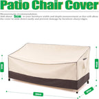 Garden Bench Covers Waterproof 2-3 Seat Sofa Protective