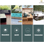 Garden Bench Covers Waterproof 2-3 Seat Sofa Protective