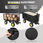 Garden Carts Wagon 650 Lbs Capacity