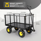Garden Carts Wagon 650 Lbs Capacity