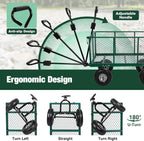Garden Carts Wagon 650 Lbs Capacity
