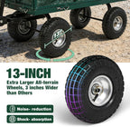 Garden Carts Wagon 650 Lbs Capacity