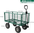 Garden Carts Wagon 650 Lbs Capacity