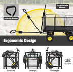 Garden Carts Wagon 650 Lbs Capacity