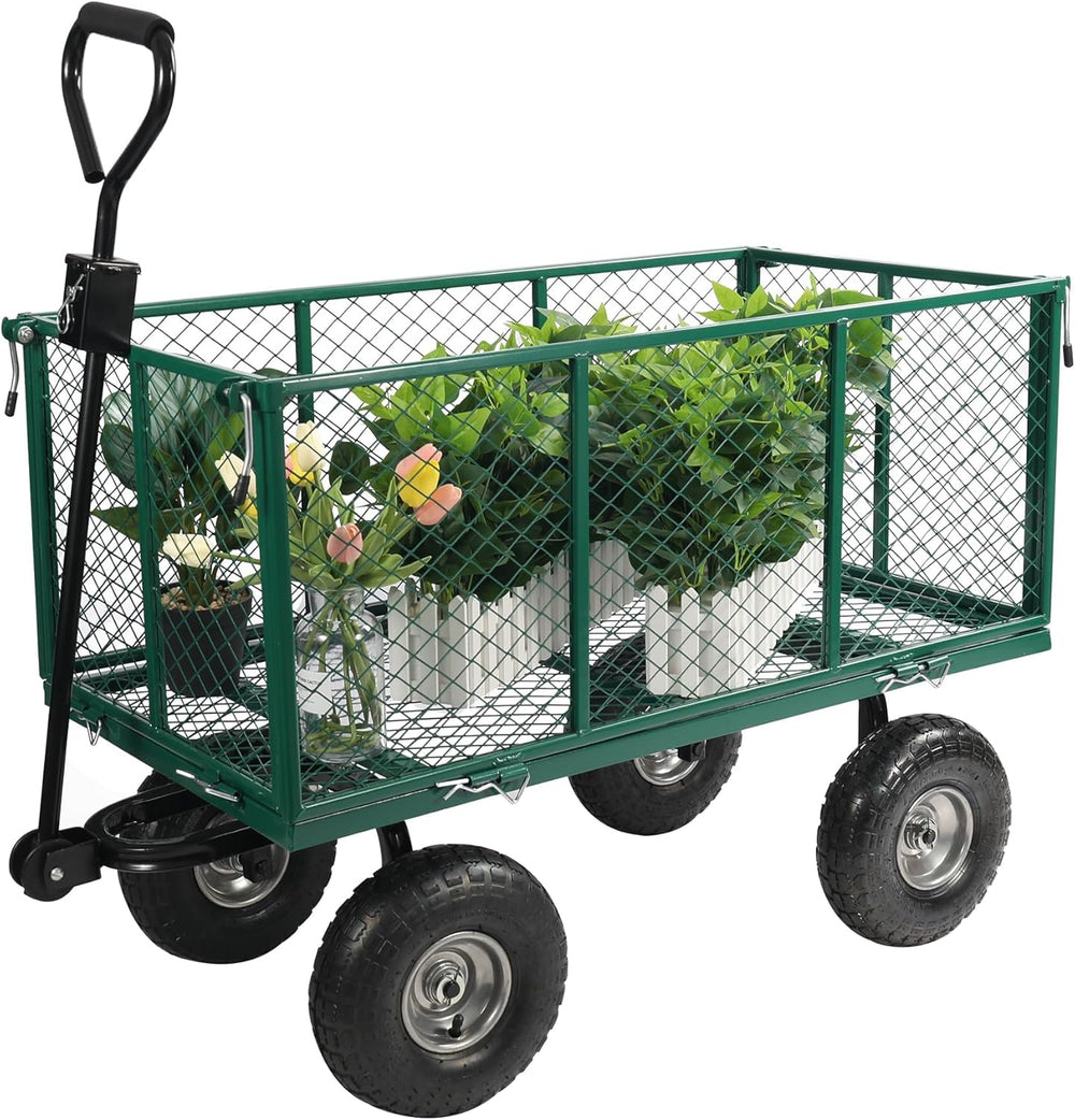 Garden Carts Wagon 650 Lbs Capacity