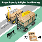 Garden Carts Wagon 650 Lbs Capacity