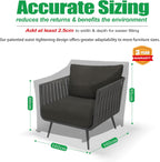 Garden Chair Covers Lounge Rocking Adirondack (2 Pack)