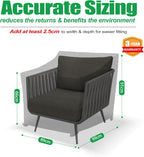 Garden Chair Covers Lounge Rocking Adirondack (2 Pack)