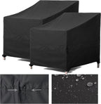 Garden Chair Covers Lounge Rocking Adirondack (2 Pack)