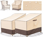 Garden Chair Covers Lounge Rocking Adirondack (2 Pack)