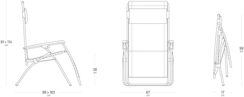 Garden Chair Zero Gravity R Clip Seigle Ii