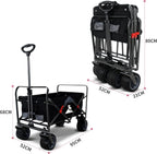 Garden Collapsible Wagon All-Terrain Trolley