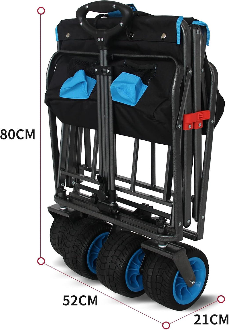 Garden Collapsible Wagon All-Terrain Trolley