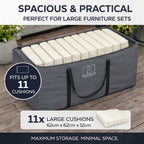 Garden Cushion Protective Storage Bag Cover Xlarge 200