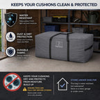 Garden Cushion Protective Storage Bag Cover Xlarge 200