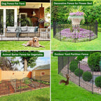Garden Fence 12 Panel 76.2CM H X 7