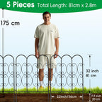 Garden Fence 5 Panels 81CM H X 56CM