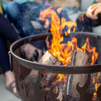Garden Fire Pit Classic Wildfire Steel Firebowl