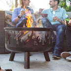 Garden Fire Pit Classic Wildfire Steel Firebowl