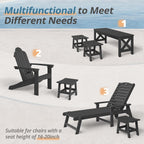 Garden Footstools Hdps Outdoor Ottomans 136KG (Set of 2)