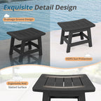 Garden Footstools Hdps Outdoor Ottomans 136KG (Set of 2)