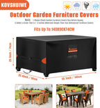 Garden Furniture Covers Patio Cover Waterproof Table