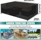 Garden Furniture Covers Waterproof Oxford Fabric
