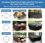 Garden Furniture Covers Waterproof Oxford Fabric