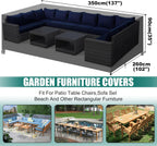 Garden Furniture Covers Waterproof Oxford Fabric