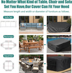 Garden Furniture Covers Waterproof Oxford Fabric